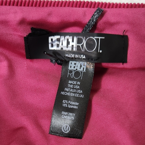 New!Beach Riot Joyce In Be Mine  Colorblock Cut-out One Piece Swimsuit - Picture 14 of 16